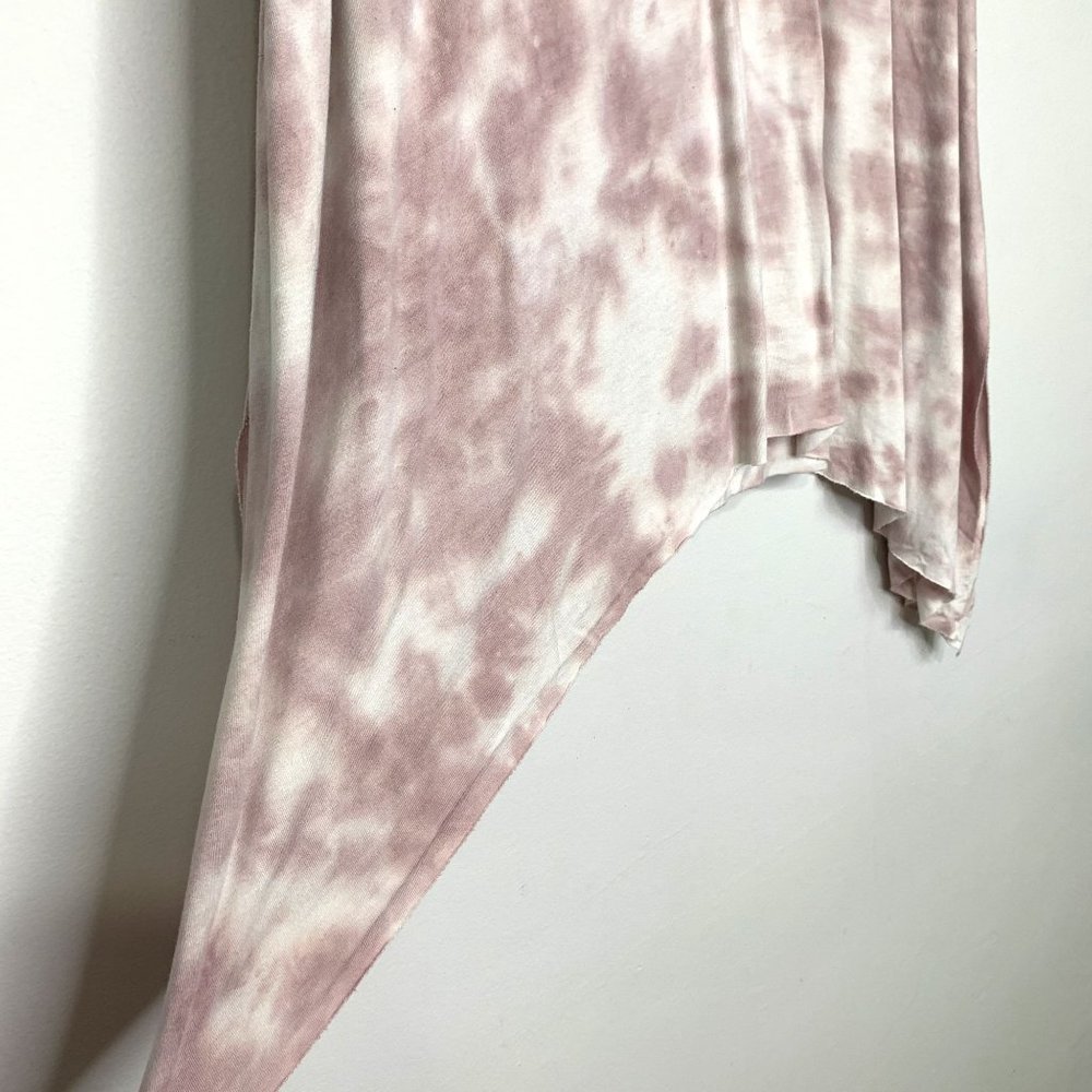 TORRID Super Soft V-Neck Crochet Insert Sharkbite Hem Tie Dye Tank Sz 1‎ - Picture 6 of 10